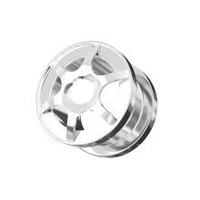 (18mm) Steel Alloy Wheel Screw Fit Flesh Tunnel