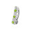 (Pink, Silver) Fancy Multi Colour Stones Non-Moving Reverse Banana Belly Ring 8