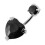 (Black, Silver) Jewelled Heart Spinal Belly Ring 4