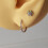 (Silver, 14mm) 316L Surgical Steel Micro Setting CZ Stones in Hinged Segment Clicker Ring 3