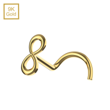 9K Gold Infinity Nose Screw