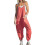 (M, navy blue) 2024 Women's Solid Color Zipper Jumpsuit With Patch Pockets And Adjustable Straps 5