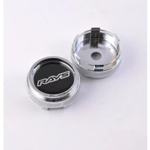 4pcs Volk Rays Wheel Center Caps Hub 60mm Car Rims Replace Dust-proof Alloy Cover Hubcaps Auto Styling Accessories
