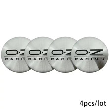 4PCS 56MM OZ Emblem Car Wheel Center Hub Caps Stickers For NISSAN Audi Mazda Honda Tesla Lexus Chevrolet Hyundai