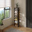 Living And Home (Brown,28cm W) 8-Tier Shoe Rack with Side Hooks 1