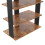 Living And Home (Brown,50cm W) 8-Tier Shoe Rack with Side Hooks 6