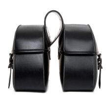 Motorcycle Side Bags - Waterproof PU Leather Saddlebags for Cruiser & Chopper Bike Accessories