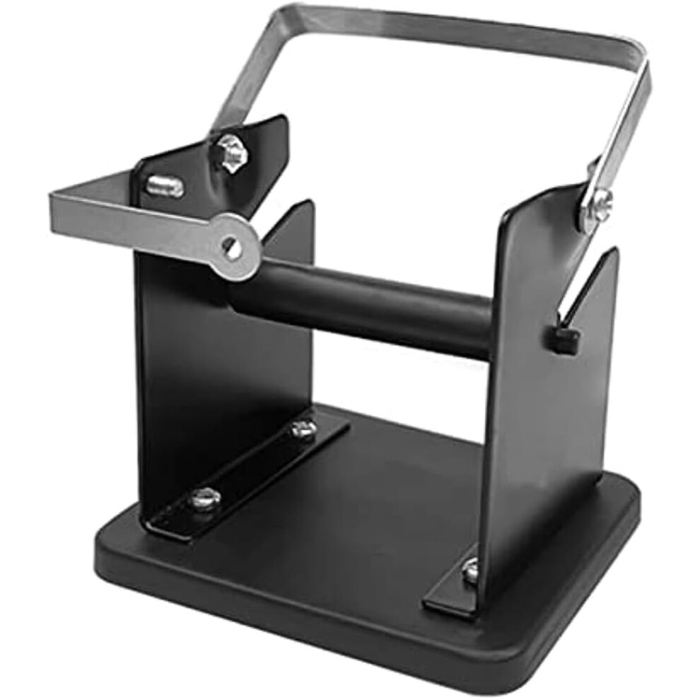 (90X80x86mm) Metal Soldering Wire Stand Holder Soldering Station Accessories Compact Roll Holder Reel Dispenser Wire Frame For Maintenance (90X80x86mm 749691441333
