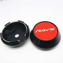 4pcs Rays 65mm Wheel Center Hup Cap Car Dust Alloy Cover Hubcaps Logo Emblem Badge Auto Styling Accessories