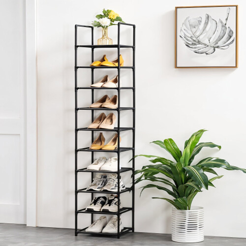 Living And Home 10-Tier Shoe Rack for Entryway 1