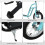 Homcom HOMCOM 75-80cm Kids Kick Scooter w/ Adjustable Handlebar Inflatable Wheels Blue 4