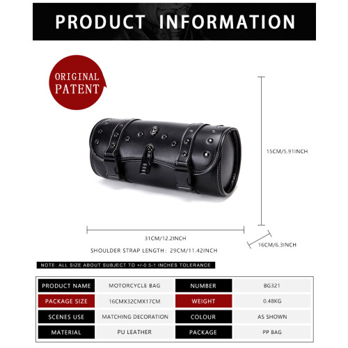 (Brown2(Single pack)) Motorcycle Front Storage Bag - Waterproof Large Capacity Handlebar Pouch for Bike Customization 1