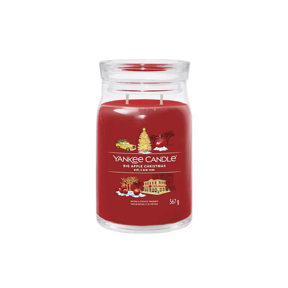 Yankee Candle Signature Big Apple Christmas Large Jar Red 567g
