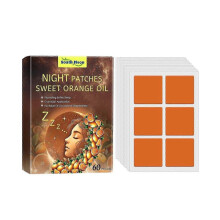 (Orange Stickers 60Patches) Southmoon Body Care Series Night Care Household Lavender Multi-Flavor Body Nursing Adhesive Bandage