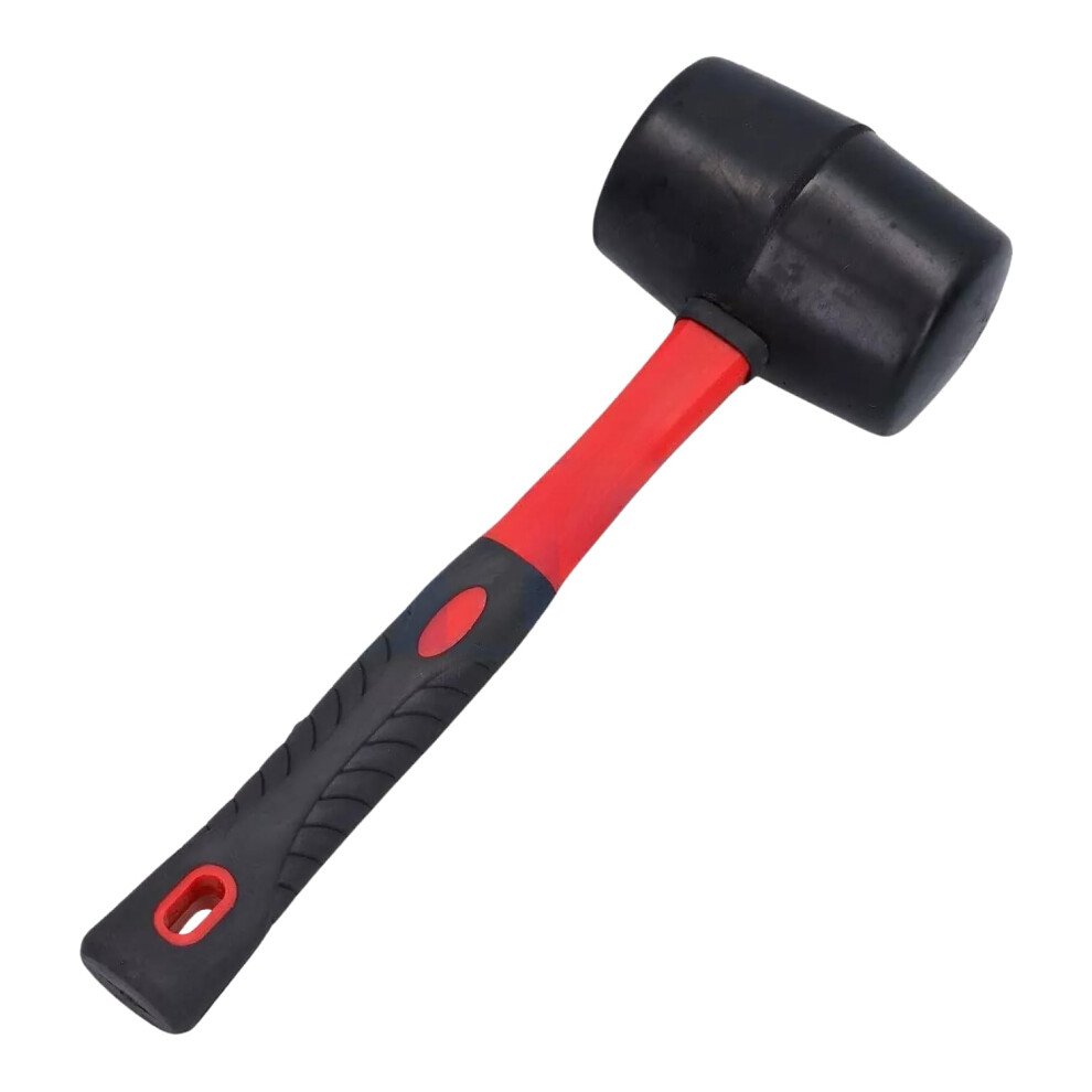 Dunnet Tools Heavy Duty Rubber Mallet 32oz with Fibreglass Handle-image-OPC-PHF828K-NEW