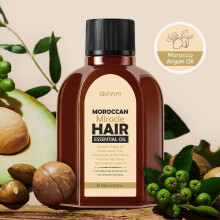 (100ml) 100ML Hair Care Oil Moroccan Pure Argan Hair Essential Oil for Dry Hair Types Multi-functional Hair Care Products for Woman