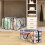 4 Pack Storage Bags 40L Foldable Clothes Storage Organizer with Handle 3