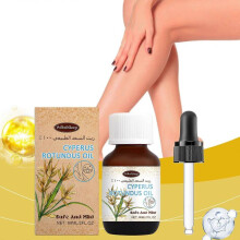 (3pcs) Cyperus Rotundus Oil for Reducing Body Hair Growth, Hair Removal Cyperus Rotundus Oil with Dropper, Body Moisturizing Nourishing Skin, 60ml