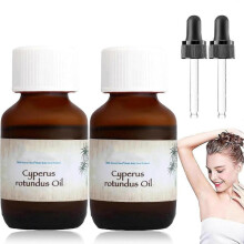 (2pcs) Cyperus Rotundus Oil for Reducing Body Hair Growth, Hair Removal Cyperus Oil with Dropper, Body Moisturizing Nourishing Skin, 60ml