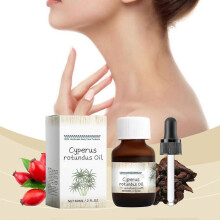 (1pcs) Cyperus Rotundus Oil for Reducing Body Hair Growth, Hair Removal Cyperus Oil with Dropper, Body Moisturizing Nourishing Skin, 60ml