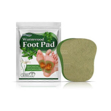 12Pc Wormwood Foot Patch Heel Fatigue Pain Relieve Stress Detoxification Help Sleeping Body Detox Sticker Detoxifying Foot Patch