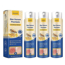 (3PCS) 1/2/3PCS Bee-Venom Psoriasises Care Spray Anti-Itch Multi-Symptom Liquid Redness Relief Spray for All Skin Type