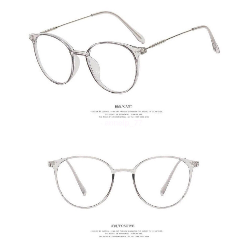 (Grey) Blue Light Blocking Glasses Anti Glare Fatigue Uv Filter Gaming Computer 4006427971073