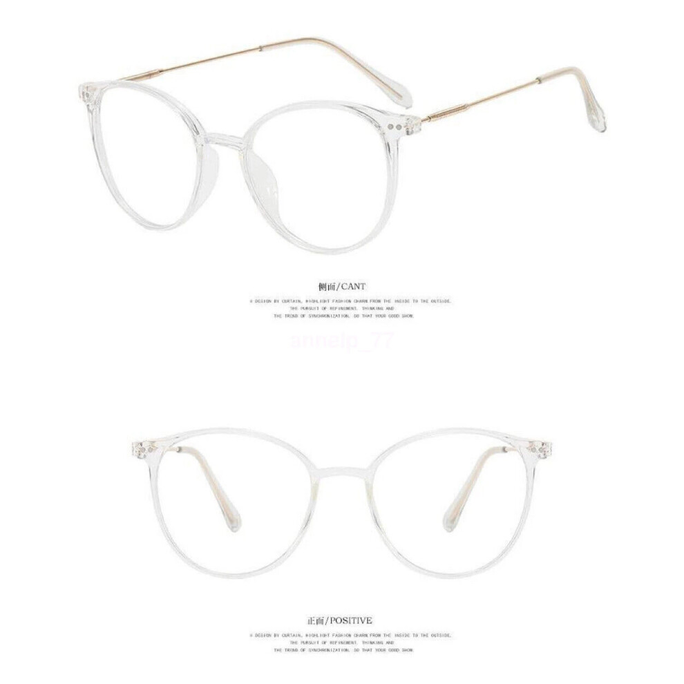 (White) Blue Light Blocking Glasses Anti Glare Fatigue Uv Filter Gaming Computer 4006427971097
