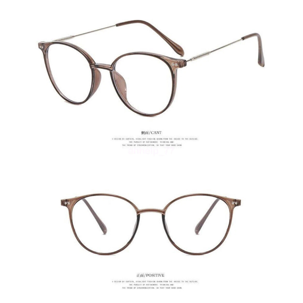 (Brown) Blue Light Blocking Glasses Anti Glare Fatigue Uv Filter Gaming Computer 4006427971066