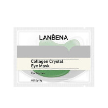(green 2pcs164) LAIKOU 2/50pcs Gold Snail Eye Masks Remove Dark Circles Sooth Eye Bags Anti Wrinkle Anti-Aging Crystal Eye Patches Skin Care