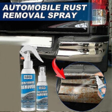 2PCS Car Rust Removal Spray Car Iron Remover Spray Inhibitor Maintenance 100ML