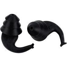 (Black) Ear Plugs for Noise Reduction | Waterproof Swimming Earplugs | Super Soft, Reusable Flexible Silicone Ear Plugs for Sleeping, Swimming,