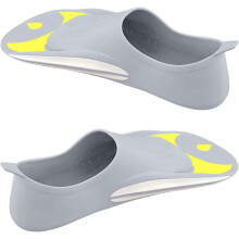 (35-36, Yellow) Swim Fins, Compact Swimming Fins Flippers, Adjustable Soft Comfortable Lightweight Pool Accessories for Kids Surfing Diving Travel Freediving Adult