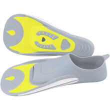 (37-38, Yellow) Swim Fins, Compact Swimming Fins Flippers, Adjustable Soft Comfortable Lightweight Pool Accessories for Kids Surfing Diving Travel Freediving Adult