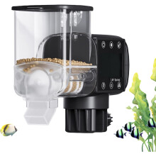 Auto Feeder Fish Tank,Battery Powered Aquarium Fish Feeder With Timer - Feeding Machine Programmable With Digital Display Smart Food Dispenser