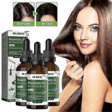 (3pcs) 1-3pcs Rosemary Oil For Hair And Scalp-hair Oil For Hair Loss To Stimulate Hair Growth With Castor Oil 50 Ml - ANYOU