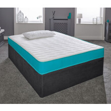 (5ft King Mattress Size Mattress - 150cm x 200cm) Coil Sprung Hybrid Mattress - Medium Soft Comfort, Cooltouch Breathable Cover
