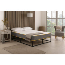 (4ft Small Double Mattress - 120cm x 190cm) The Saffron Comfort All Foam Mattress - 8" Deep Memory & Supportive Foam