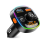 Bluetooth FM Transmitter, QC3.0, 2USB, Hands-Free, TF/USB, LED (Black) 1