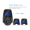 Bluetooth FM Transmitter, Car Charger, 2 USB, Hands-free T11 (Black) 5