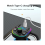 Bluetooth FM Car Transmitter, 2USB+Type-C, Hands-Free, TF/SD, LED (Black) 5