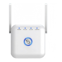 VPMKP 2024 WiFi Booster/Extender/Repeater – pokrýva až 9800 stôp a 45 zariadení, s ethernetovým portom, Internet Booster pre domácnosť