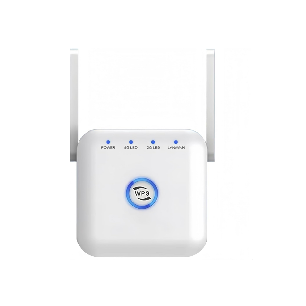 Ac1200 Wifi Extender - 9800 Sq Ft, 45 Devices, Ethernet (White) White 6976919864061