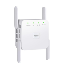 Extensor WiFi 1200 Mbps, alta velocidade, repetidor para casa, banda dupla 2.4 GHz e 5 GHz - .
