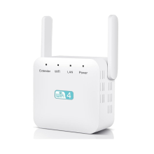 VPMKP 2024 Novo Extensor Wifi Booster Repeater, Cobre Até 3.800 Pés², Suporta 45 Dispositivos, Internet Booster com Porta Ethernet