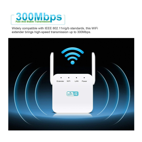 Extensor WiFi para todos los routers, 2 antenas, amplia cobertura 3.650 ...