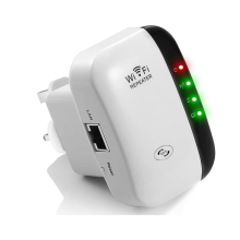 Amplificador de señal WiFi de 300 Mbps y 2,4 GHz, color blanco