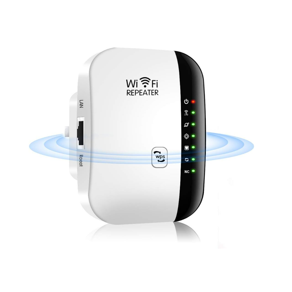 300Mbps Wifi Extender W/Integrated Antennas, Ap/Repeater Mode & Wps (White) White 6976919864047