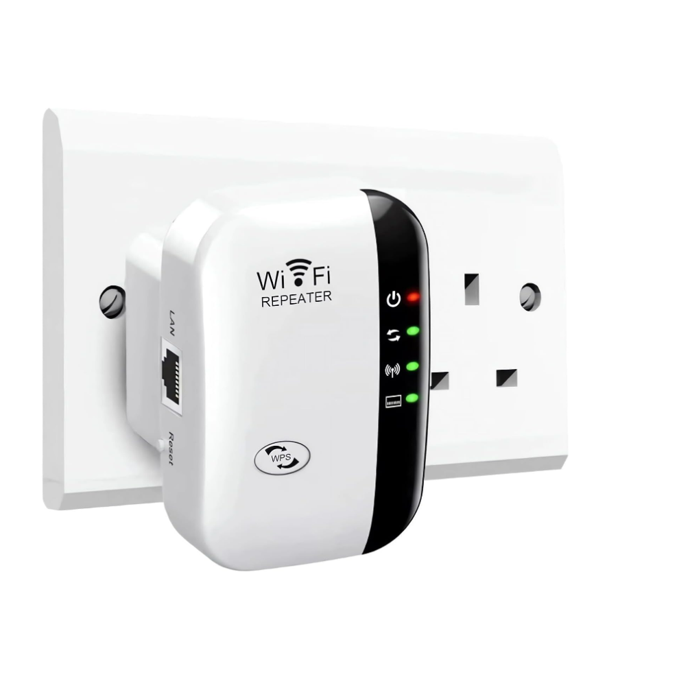 Wifi Extender 3000 Sq.ft - 45 Device Capacity W/Ethernet Port (White) White 6976919864016