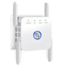 VPMKP 2024 Novo Wifi Booster Extender Repeater, Cobre Até 9.800 Pés², Suporta 45 Dispositivos, Internet Booster com Porta Ethernet